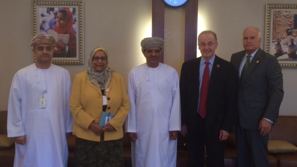 Delegation examines cooperative efforts with Oman