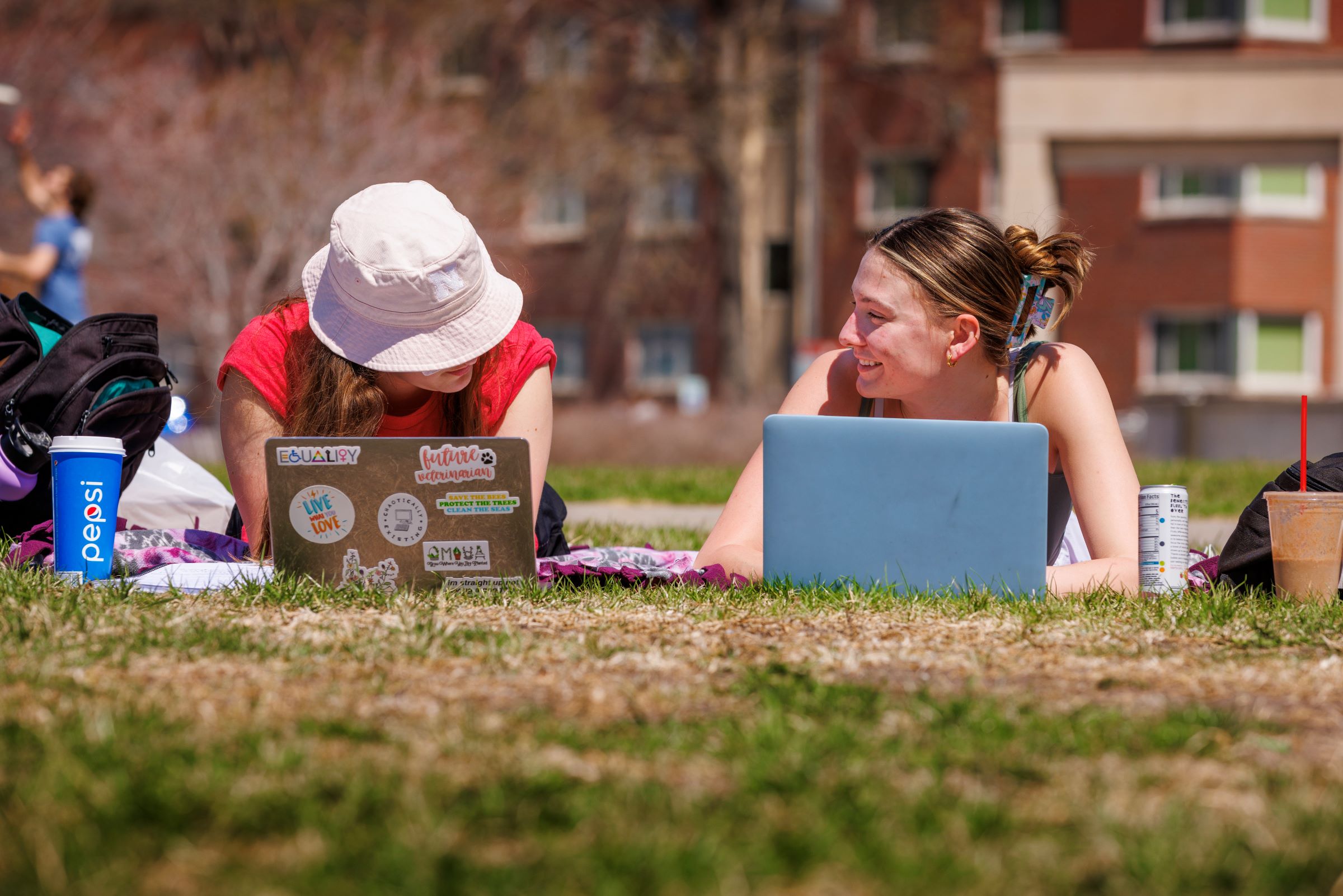 Students outside