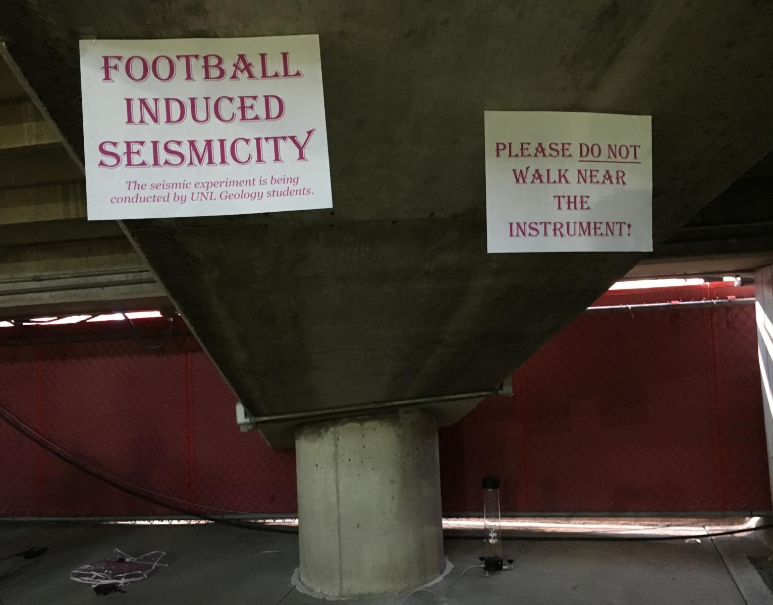 Football Induced Seismicity