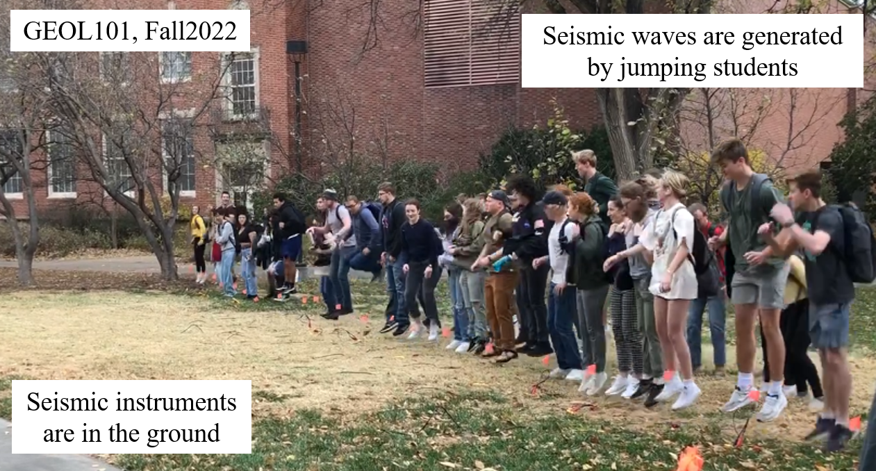 Seismic Spread Demonstration