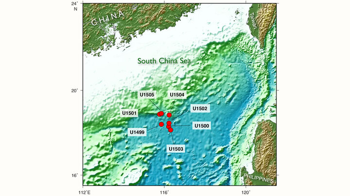 Map of South China Sea