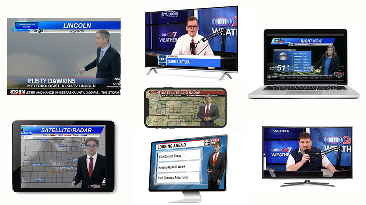 Collage of UNL meteorologists